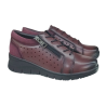Buty Damskie Skórzane Vinceza 39977 Bordowe