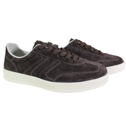 Sneakersy damskie Vinceza 95400 brązowe zamszowe skóra naturalna