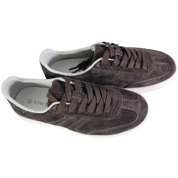 Sneakersy damskie Vinceza 95400 brązowe zamszowe skóra naturalna