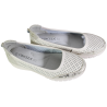 Półbuty damskie Vinceza 95369 beżowe ażurowe skóra naturalna