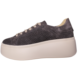 Sneakersy Damskie Goodin GD-LX1196 Skóra Naturalna Brąz Zamsz