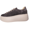 Sneakersy Damskie Goodin GD-LX1196 Skóra Naturalna Brąz Zamsz