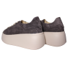Sneakersy Damskie Goodin GD-LX1196 Skóra Naturalna Brąz Zamsz