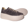 Sneakersy Damskie Goodin GD-LX1196 Skóra Naturalna Brąz Zamsz