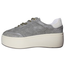 Sneakersy damskie skóra naturalna Goodin GD-XF-218 khaki zamszowe wygo