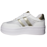 Sneakersy damskie skóra naturalna Goodin GD-XW-1032 biało złote siatec