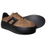 Sneakersy damskie skóra naturalna Goodin GD-XF-218 brąz zamszowe czeko