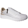 Sneakersy Damskie Skórzane Białe Ażurowe Cambell 26-19403 Lekkie Wygod