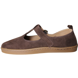 Półbuty damskie Lemar 10207 barefoot skóra zamsz brąz