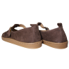 Półbuty damskie Lemar 10207 barefoot skóra zamsz brąz