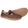 Półbuty damskie Lemar 10207 barefoot skóra zamsz brąz