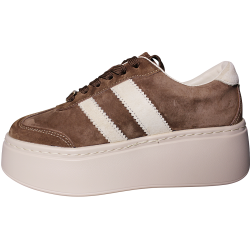 Sneakersy damskie Goodin GD-XW-1044 skóra zamsz brąz