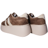 Sneakersy damskie Goodin GD-XW-1044 skóra zamsz brąz