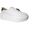 Sneakersy Damskie Vinceza 39973 Skóra Naturalna Białe Wygodne Skórzane