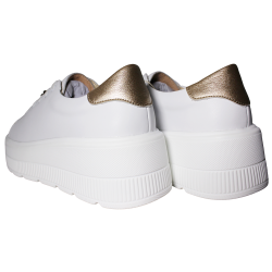 Sneakersy Damskie Vinceza 39973 Skóra Naturalna Białe Wygodne Skórzane
