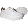 Sneakersy Damskie Vinceza 39973 Skóra Naturalna Białe Wygodne Skórzane