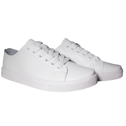 Sneakersy Damskie Vinceza 79536 Skóra Naturalna Białe Trampki Wygodne
