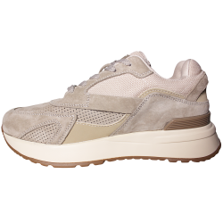 Sneakersy damskie Filippo DP7728 skóra naturalna zamsz beżowe wygodne