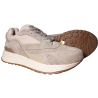 Sneakersy damskie Filippo DP7728 skóra naturalna zamsz beżowe wygodne
