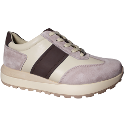 Sneakersy damskie Filippo DP7509 skóra naturalna zamsz beżowe wygodne