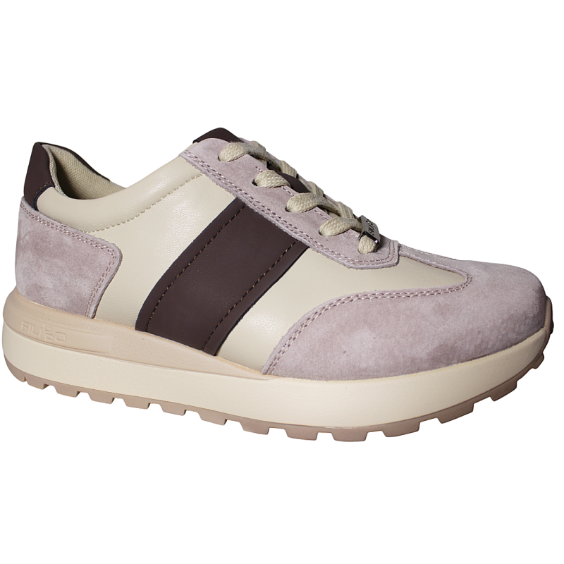 Sneakersy damskie Filippo DP7509 skóra naturalna zamsz beżowe wygodne
