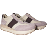Sneakersy damskie Filippo DP7509 skóra naturalna zamsz beżowe wygodne