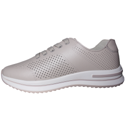 Sneakersy damskie Filippo DP7608 skóra naturalna beżowe ażurowe lekkie