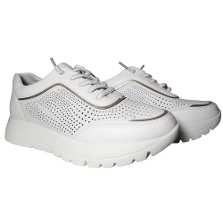 Sneakersy damskie białe ażurowe Modern World JML227-3 lekkie wygodne