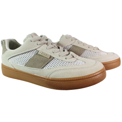 Beżowe sneakersy Big Star TT274759 – zamsz siatka lekkie przewiewne HI