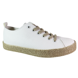 Białe trampki espadryle Big Star TT274097 – lekkie wygodne HIT lato