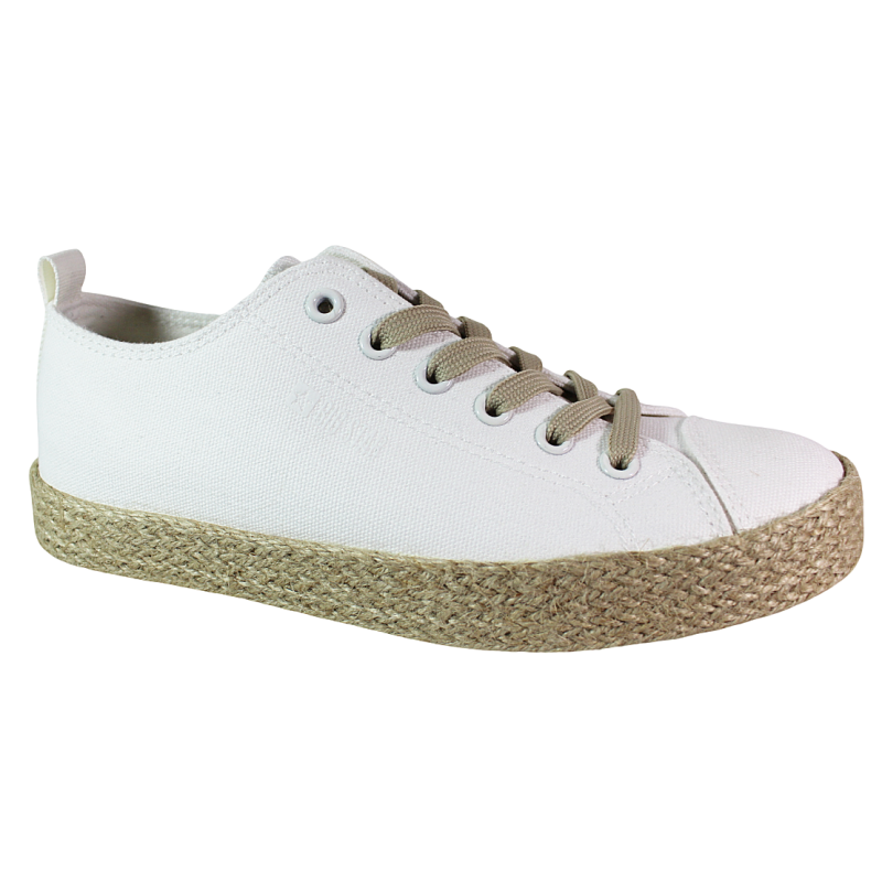 Białe trampki espadryle Big Star TT274097 – lekkie wygodne HIT lato