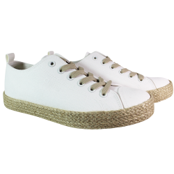 Białe trampki espadryle Big Star TT274097 – lekkie wygodne HIT lato