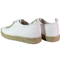 Białe trampki espadryle Big Star TT274097 – lekkie wygodne HIT lato