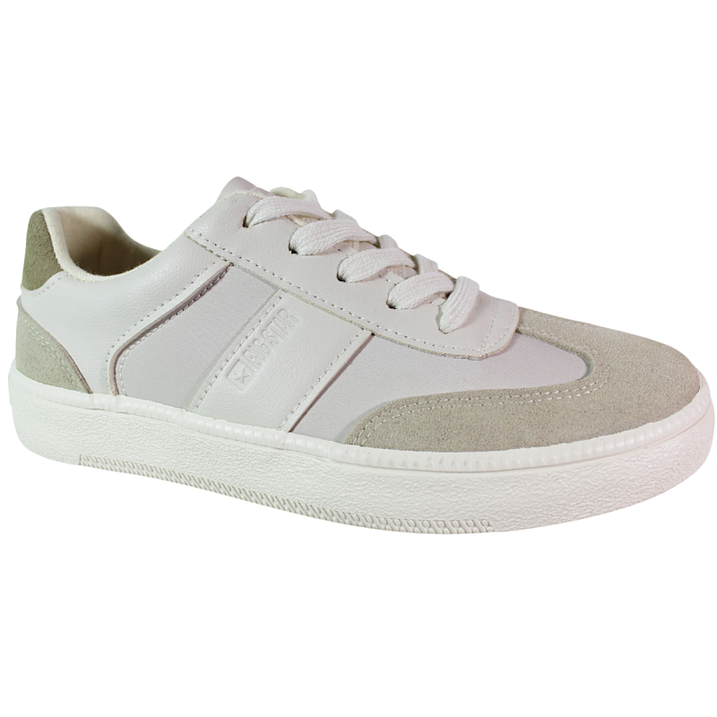 Beżowe sneakersy damskie Big Star TT274768 – wygodne stylowe HIT
