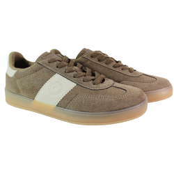 Sneakersy damskie Big Star TT274116 brązowe zamszowe wygodne sportowe