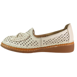 Beżowe półbuty skórzane Ravini 04200-1 – eleganckie wygodne HIT