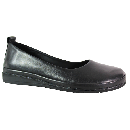 Półbuty damskie Ravini 91182 skóra naturalna czarne wygodne eleganckie