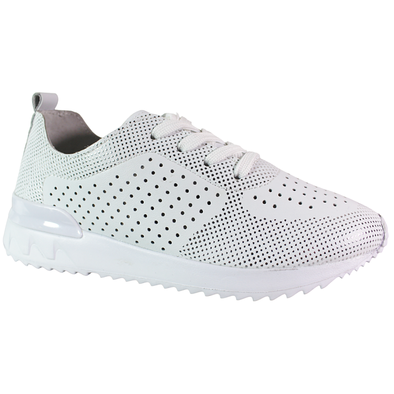 Sneakersy damskie Artiker 56C1037 skóra naturalna białe wygodne modne