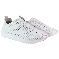 Sneakersy damskie Artiker 56C1037 skóra naturalna białe wygodne modne