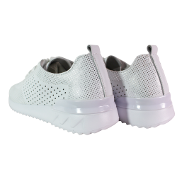 Sneakersy damskie Artiker 56C1037 skóra naturalna białe wygodne modne