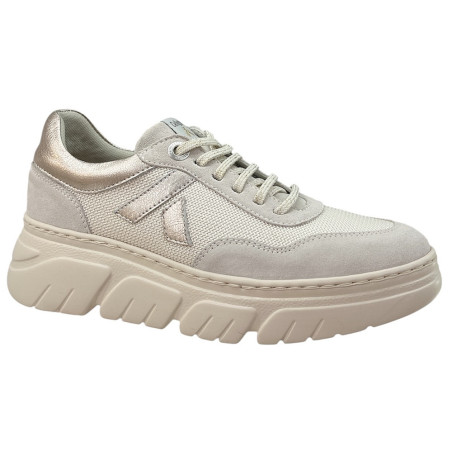 Callaghan 51816 sneakersy damskie skórzane beżowe lekkie
