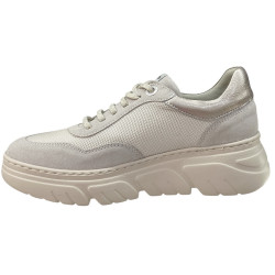 Callaghan 51816 sneakersy damskie skórzane beżowe lekkie