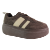Sneakersy damskie Seastar LA319P brązowe zamszowe wygodne modne coffee