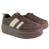 Sneakersy damskie Seastar LA319P brązowe zamszowe wygodne modne coffee