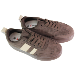 Sneakersy damskie Seastar LA319P brązowe zamszowe wygodne modne coffee