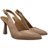 Tomex szpilki damskie beżowe skóra naturalna slingback eleganckie sand
