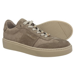 Chebello 4812 damskie sneakersy beżowe | skóra naturalna | modne buty