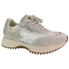 Sneakersy damskie Filippo DP7707 skóra zamszowa beżowe siatka wygodne