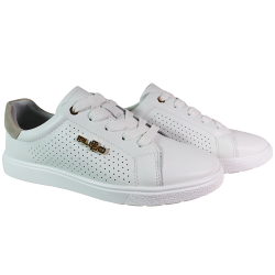 Sneakersy damskie Filippo DP6738 skóra naturalna białe wygodne modne