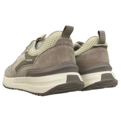 Sneakersy damskie skórzane Cambell 26-98320 beżowe wygodne sportowe
